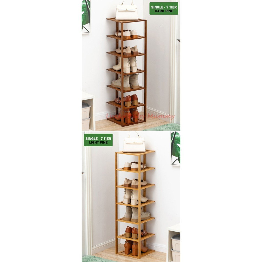 Bamboo Doorway Shoe Rack