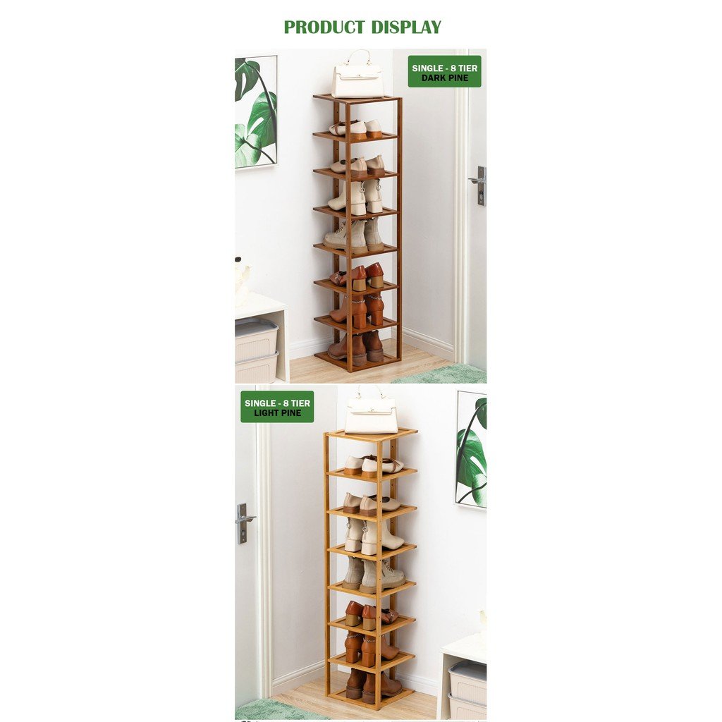 Bamboo Doorway Shoe Rack