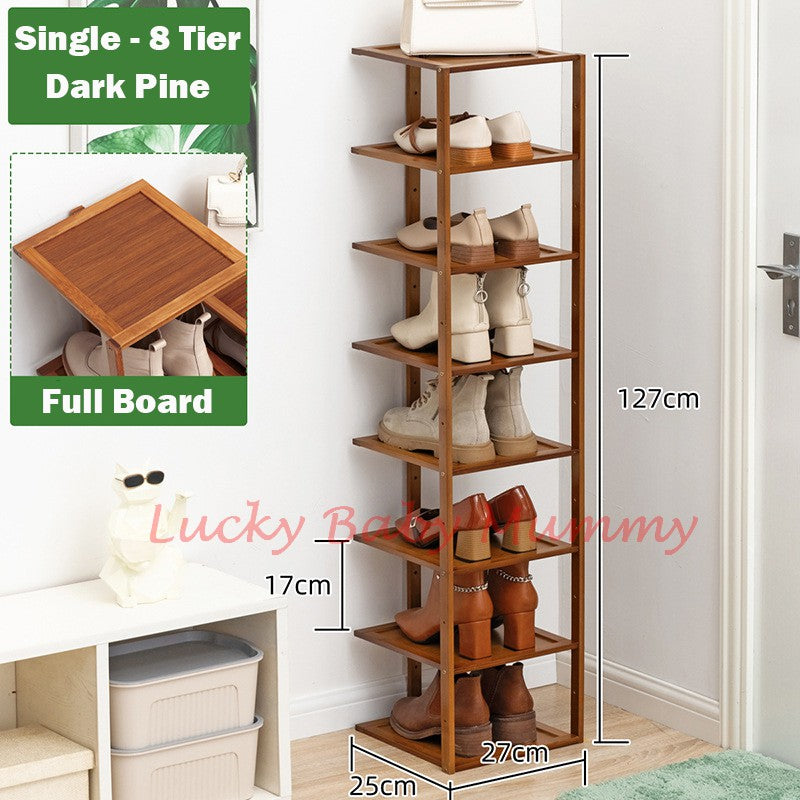 Bamboo Doorway Shoe Rack