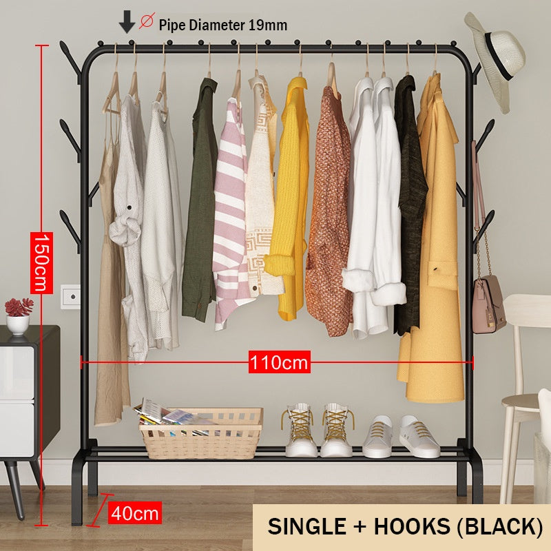 Sturdy Standing Clothes Rack Drying Rack Clothes Hanger