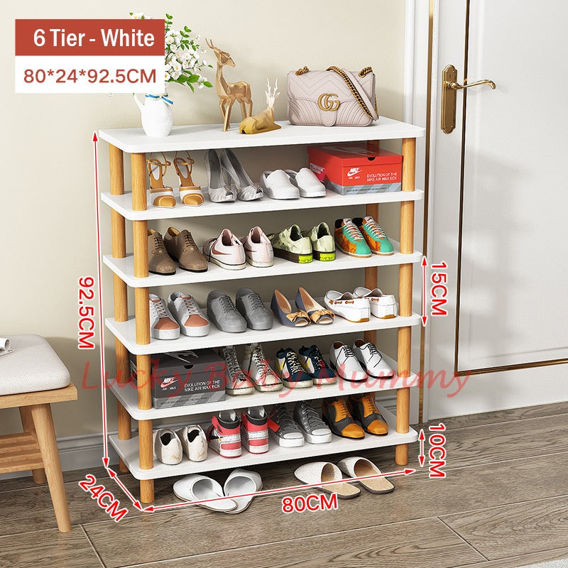 D280 Wooden Shoe Rack