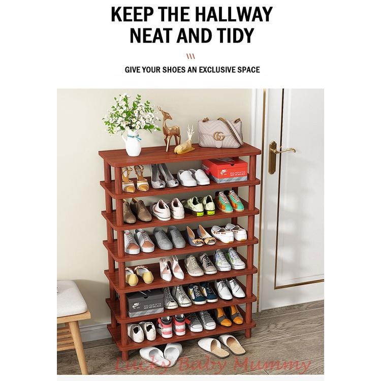 D280 Wooden Shoe Rack