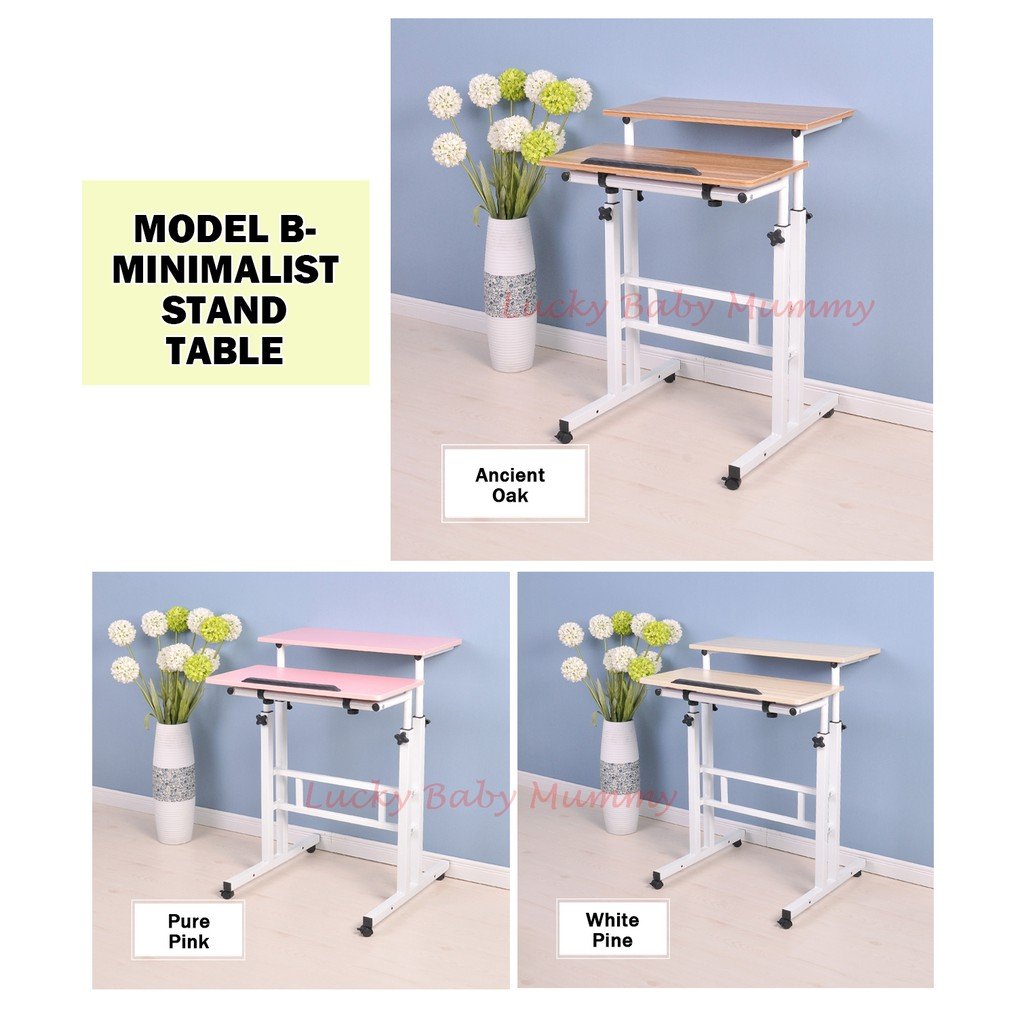 【101】Movable Computer Laptop Table/PC Desk