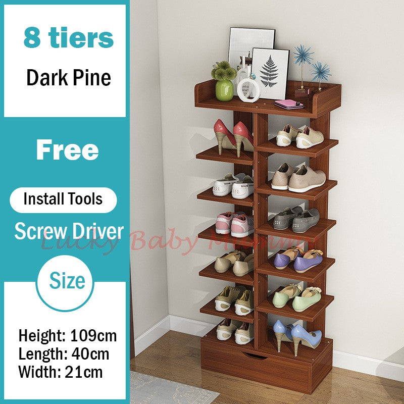 D285 Doorway double column Shoe Rack