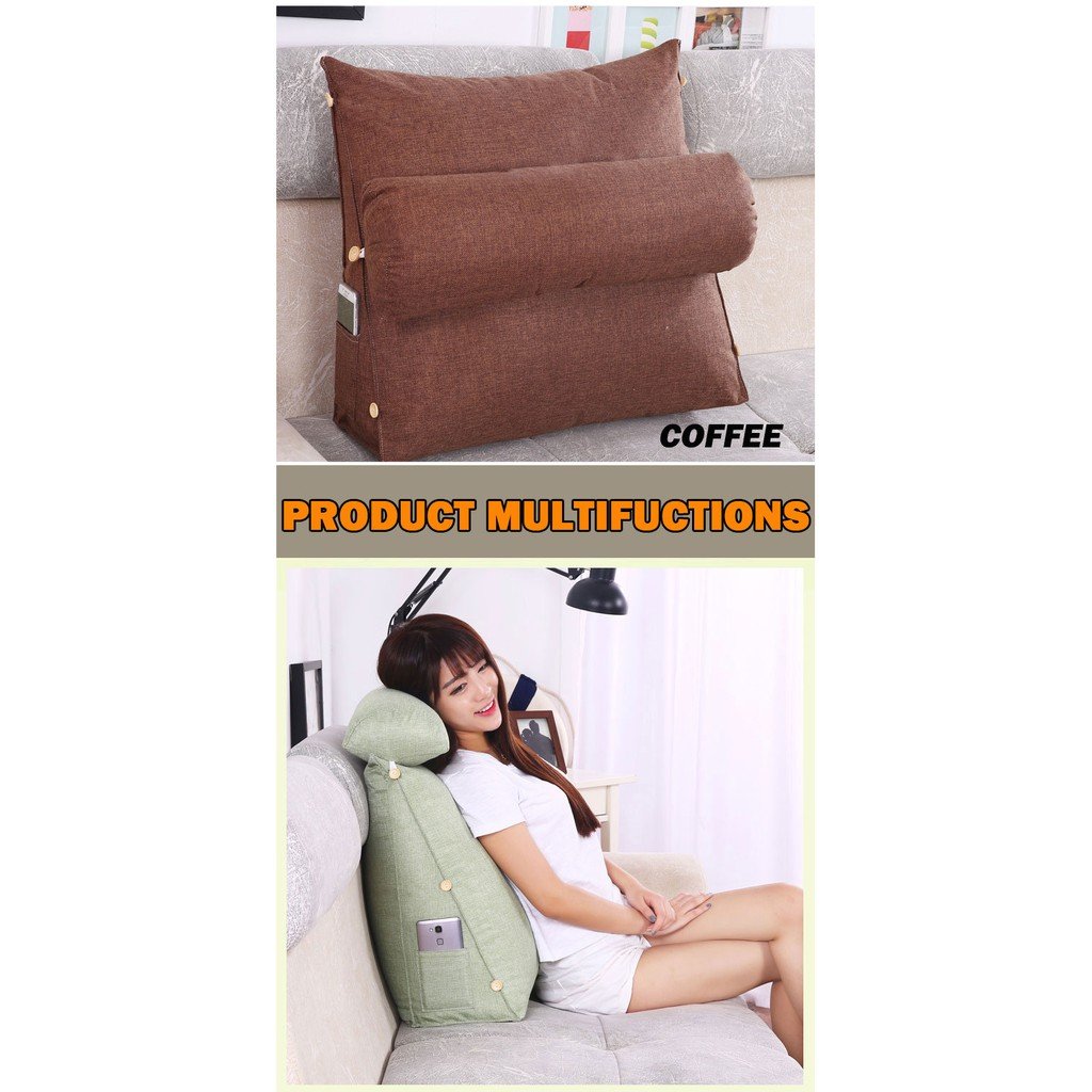 Ergonomic Wedge Cushion Pillow Bedding