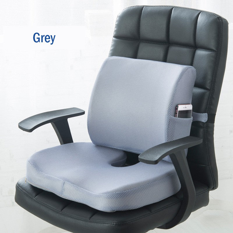 Memory Foam Lumbar and Seat Back Support Cushion