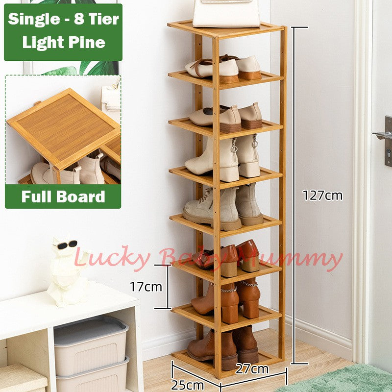 Bamboo Doorway Shoe Rack