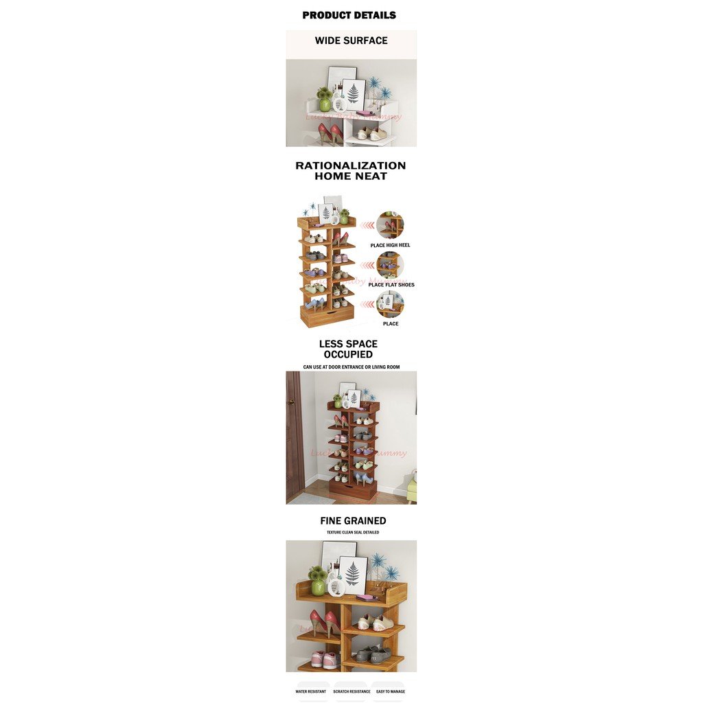 D285 Doorway double column Shoe Rack