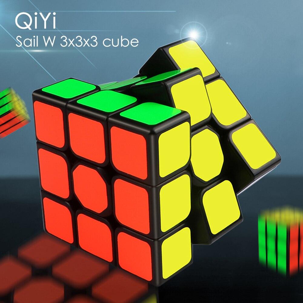 QiYi Rubiks Cube 2x2/3x3/4x4 Ultra Smooth Black/White/Rainbow Rubiks Cube/Super Smooth Fast Speed