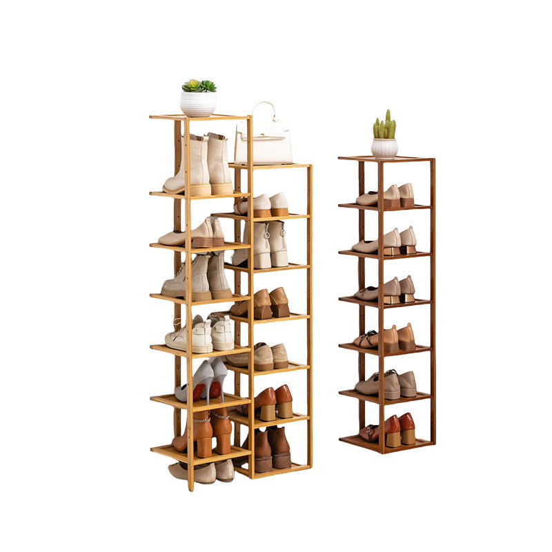 Bamboo Doorway Shoe Rack