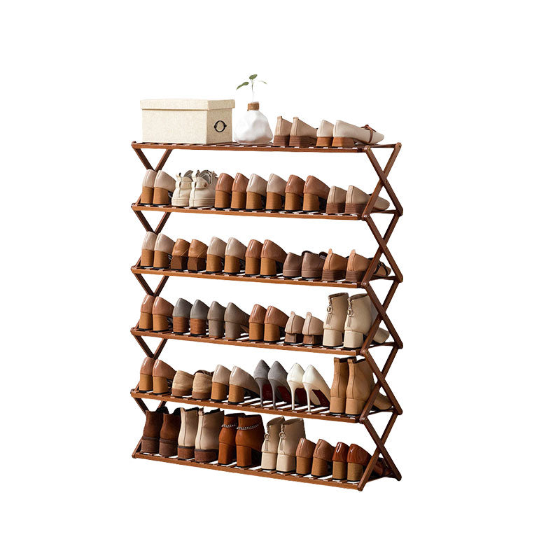 【Bamboo Shoe Rack】【No Installation Required】 Shoe Rack