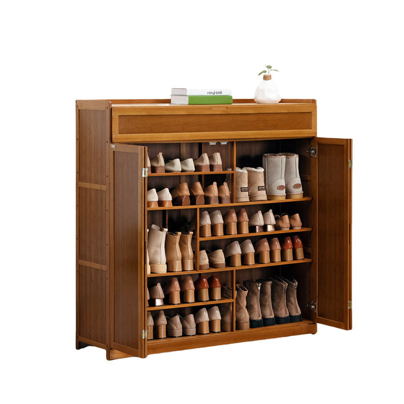 Bamboo Shoe Cabinet