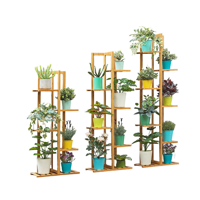 【Type B】Multi Layer Tier Bamboo Plant Rack