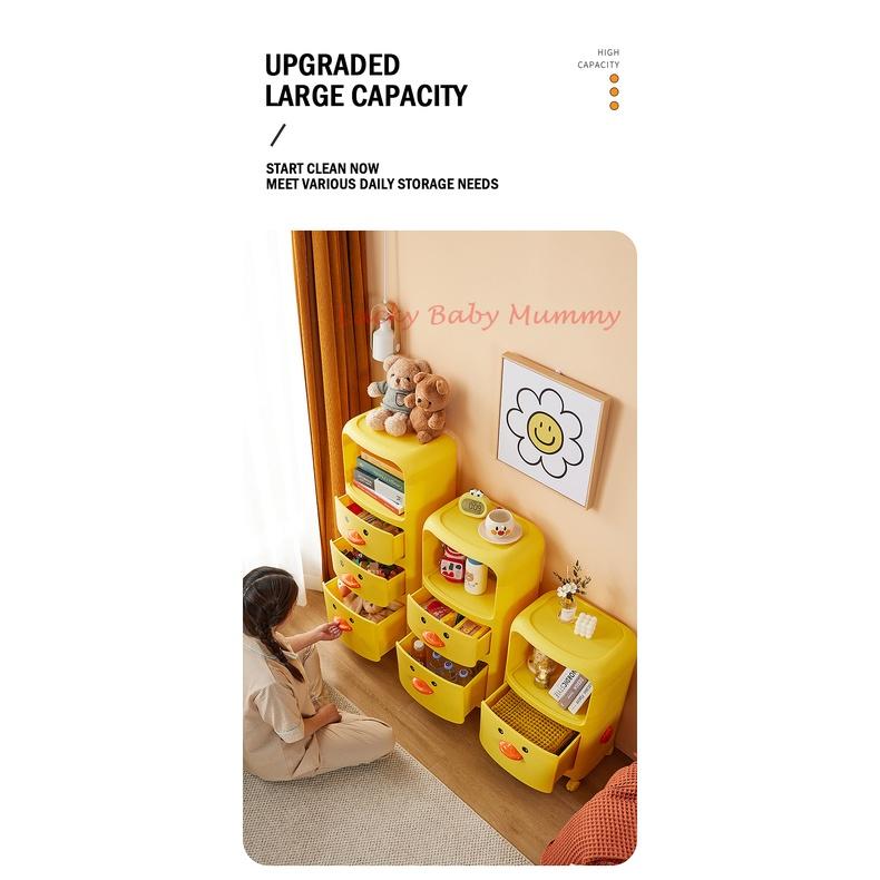 YM518 Yellow Duck Multilayer Storage Shelf Rack