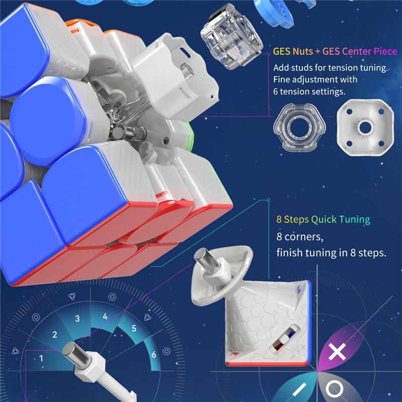 GAN 12 Maglev 3x3 Professional Magnetic Speed Cube Puzzle Toy