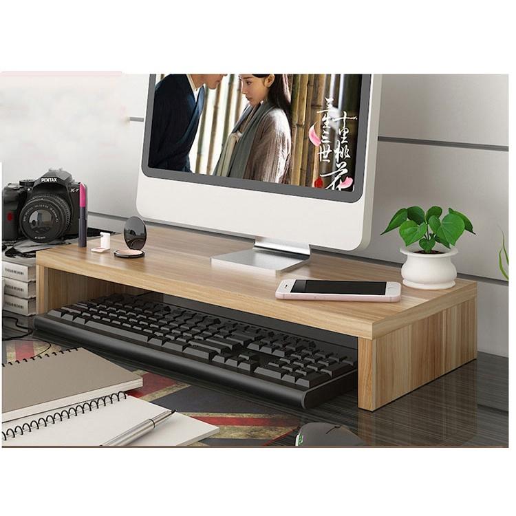 Wooden Monitor Stand Rack