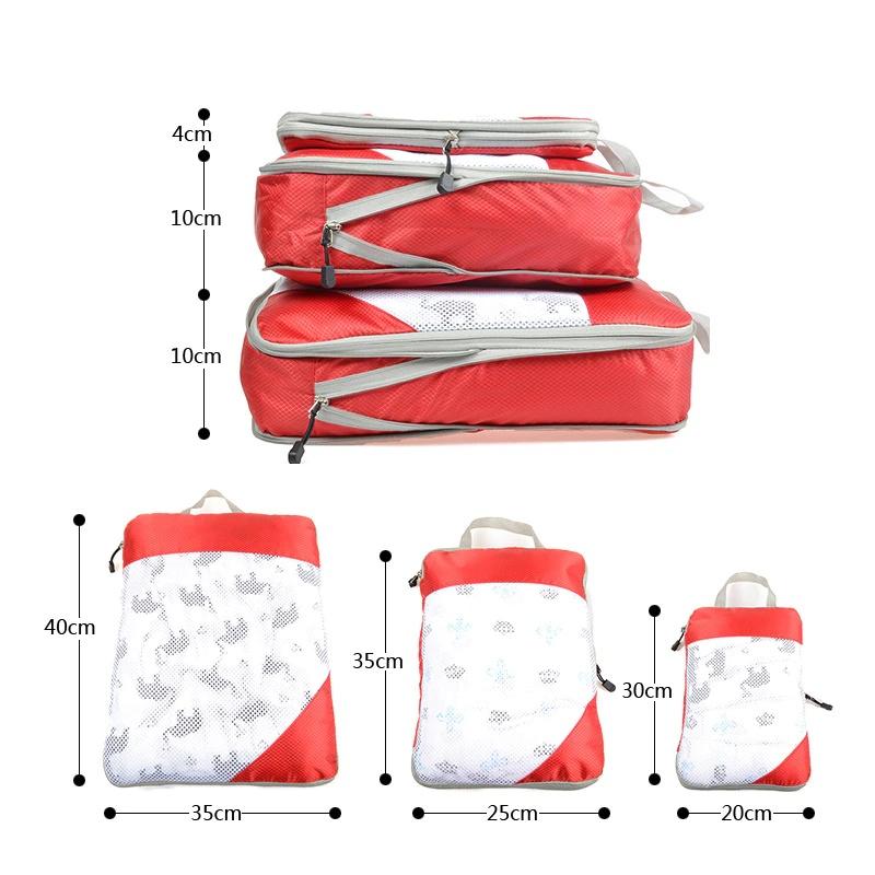 3 Pieces in 1 Travel Luggage Packing Organizer