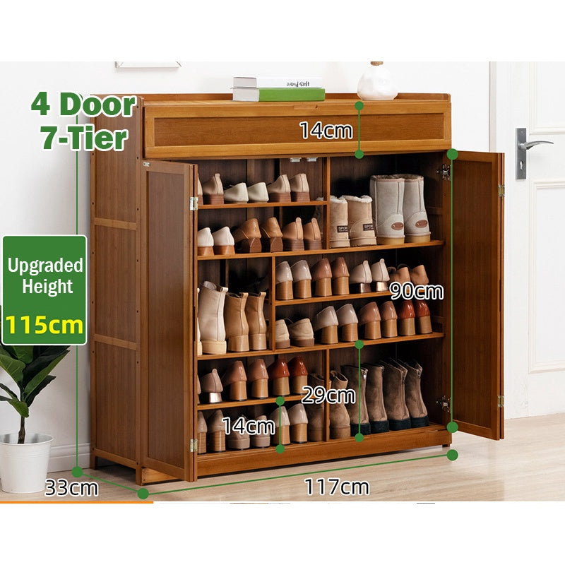 Bamboo Shoe Cabinet