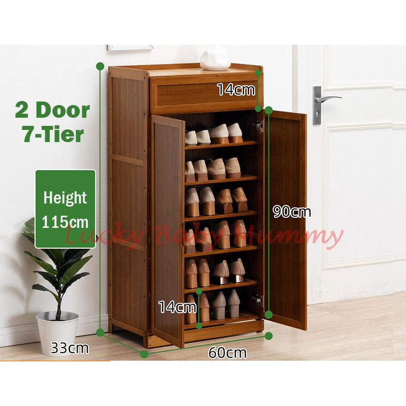 Bamboo Shoe Cabinet