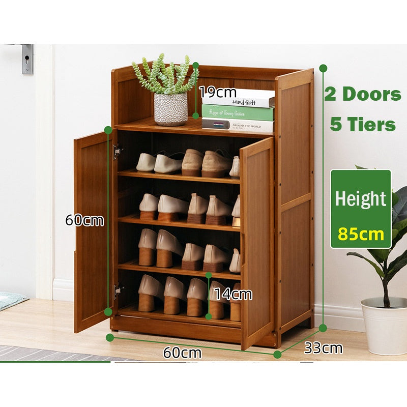 Bamboo Shoe Cabinet