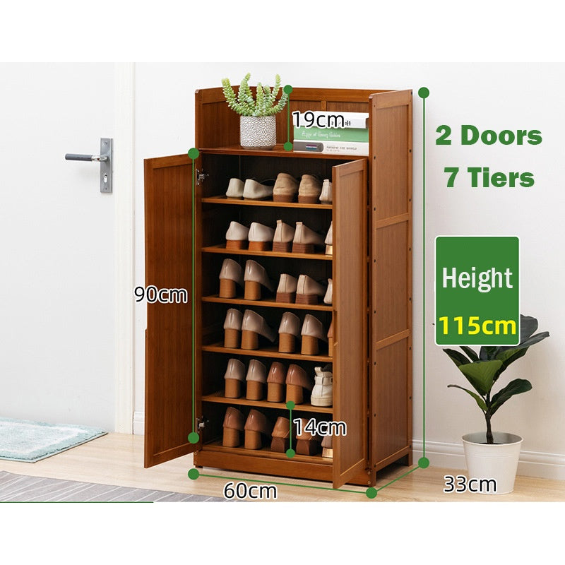 Bamboo Shoe Cabinet