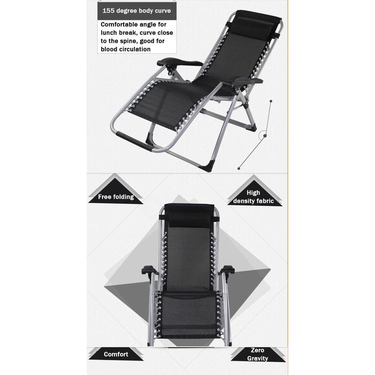 Portable Reclining Foldable Chair