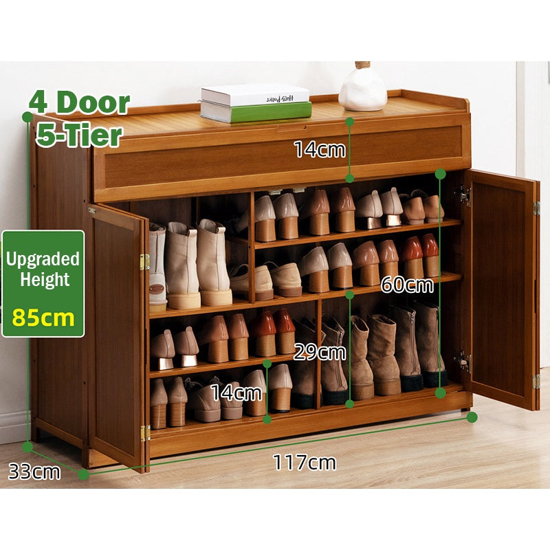 Bamboo Shoe Cabinet