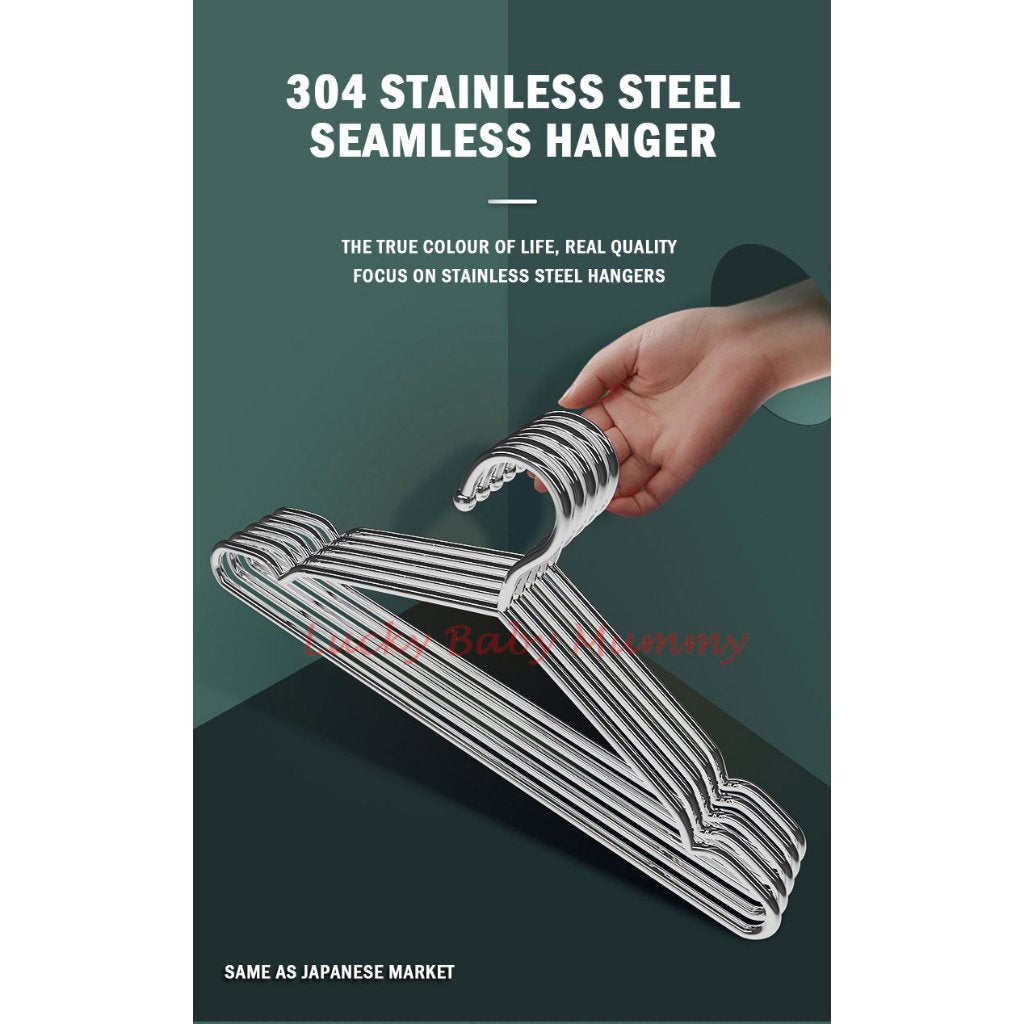 304 Stainless Steel Clothes Hanger / Metal Hangers