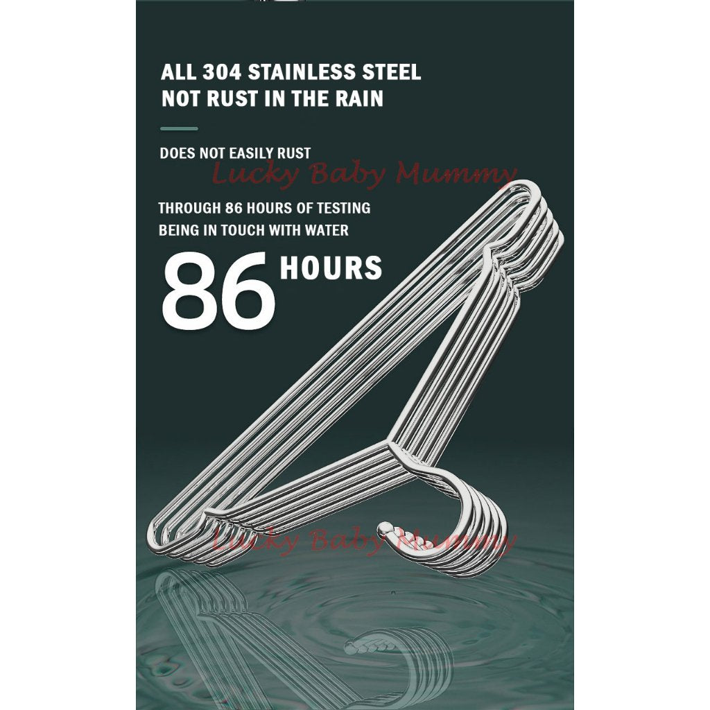 304 Stainless Steel Clothes Hanger / Metal Hangers