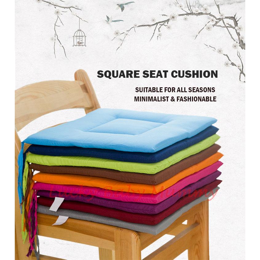 Square Seat Chair Cushion Cover Sofa Office Chair Non-slip Mat Pad