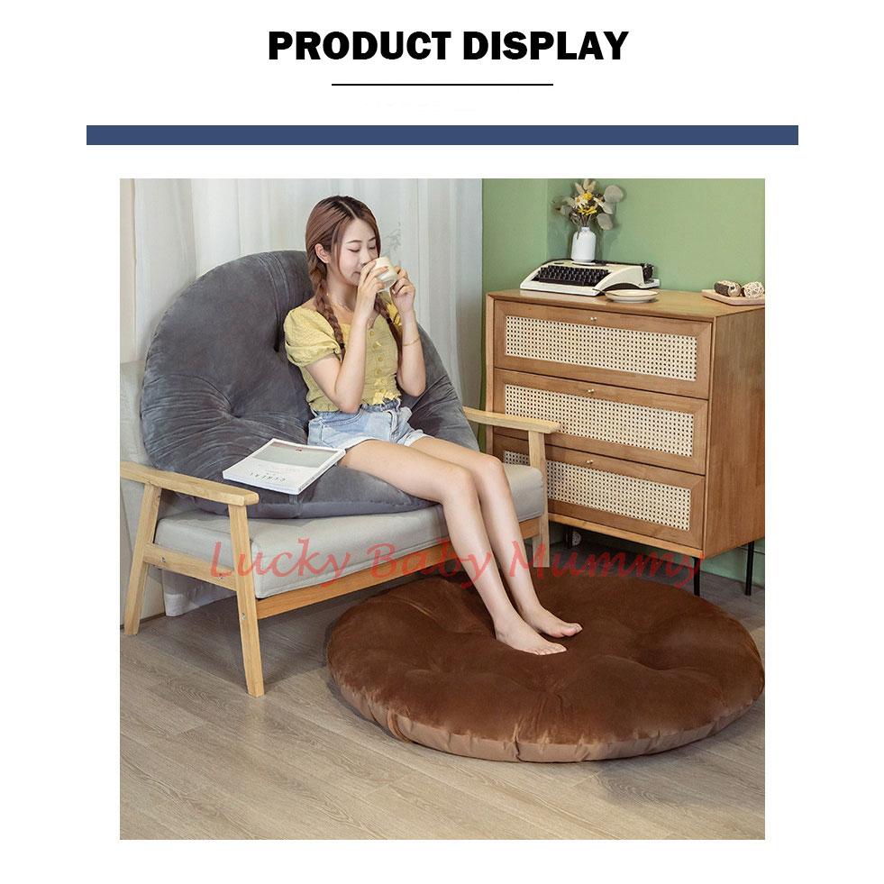 Large Round Seat Chair Cushion Cover Sofa Office Pillows Mat Pad