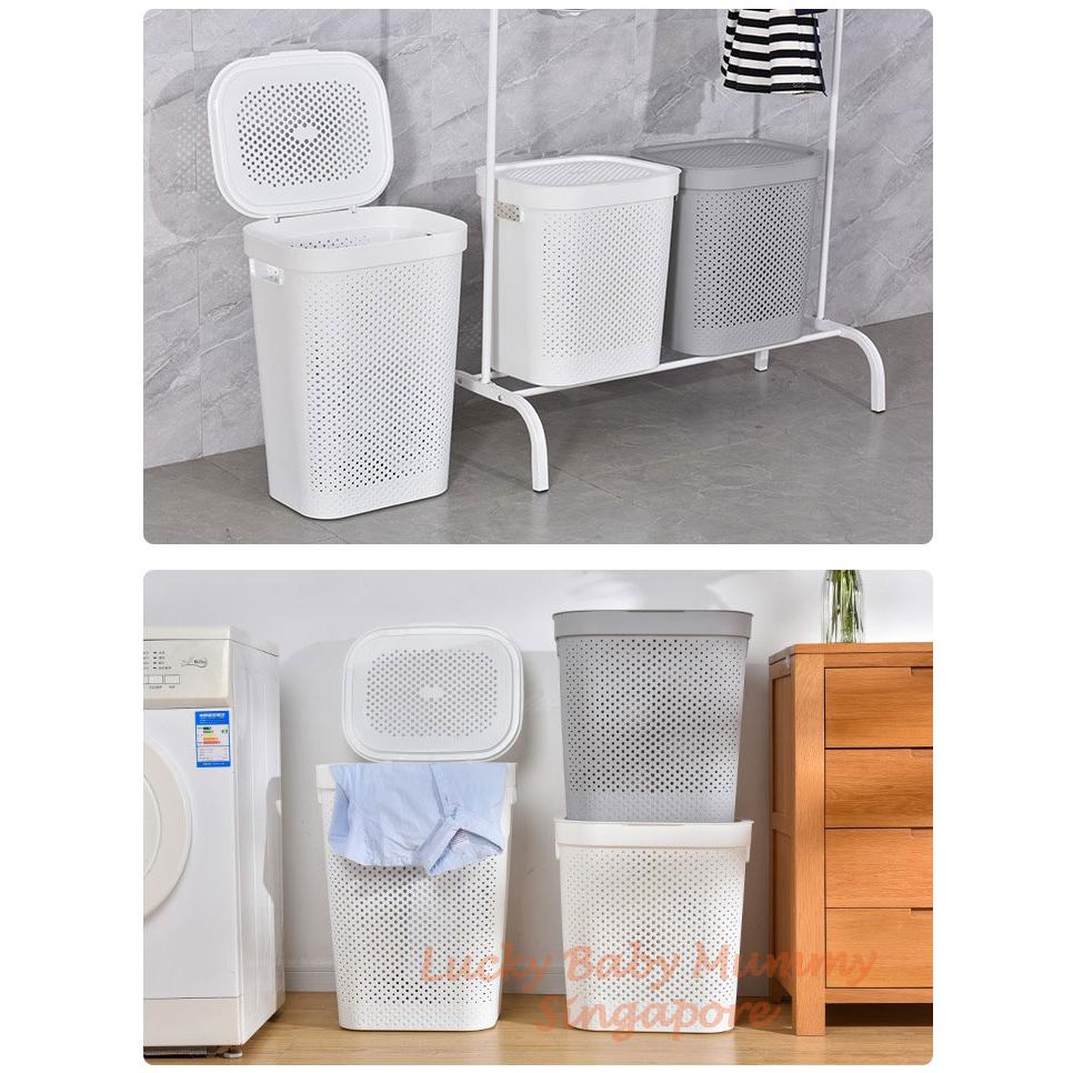 Laundry Basket with Lid