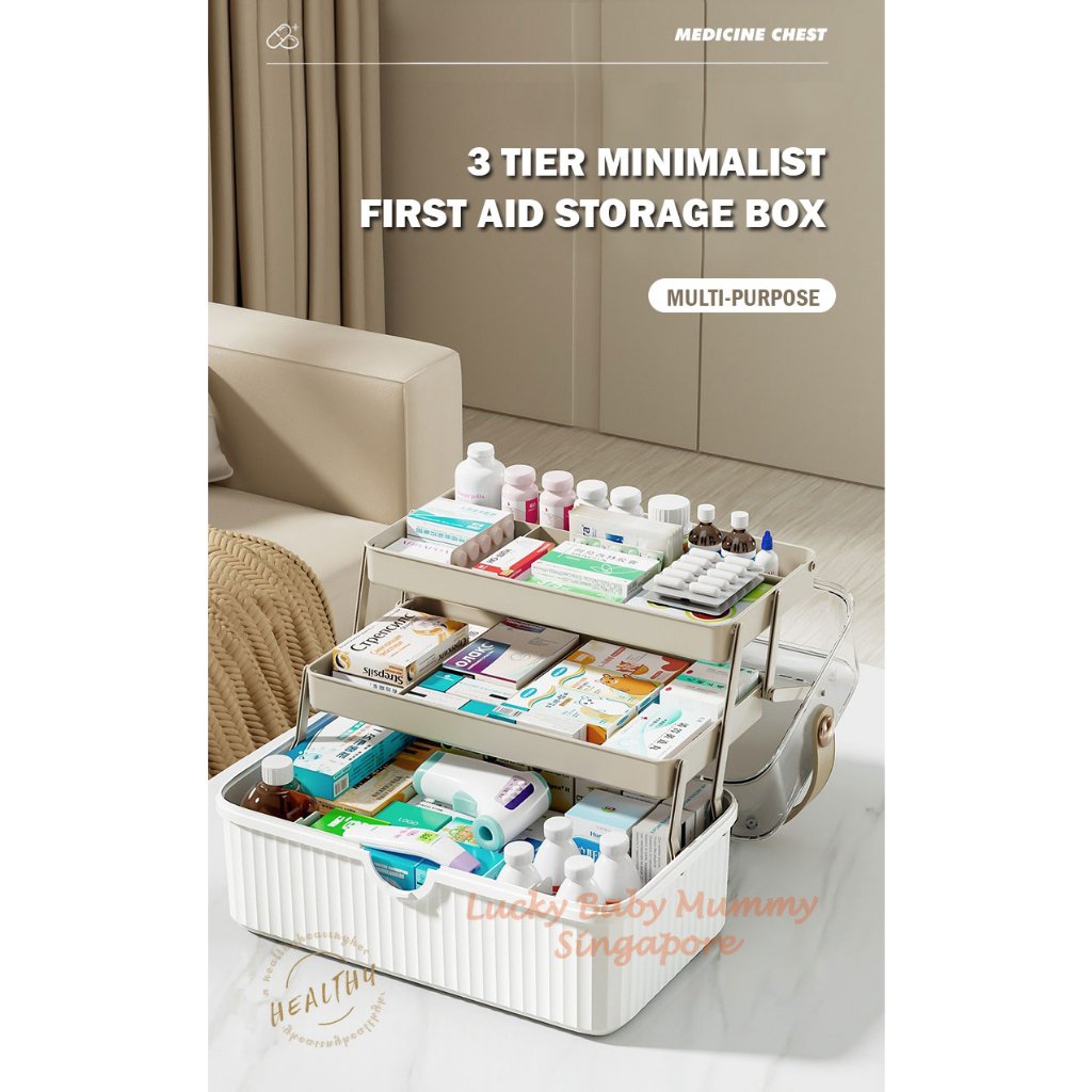 Minimalist First Aid Clear Storage Box