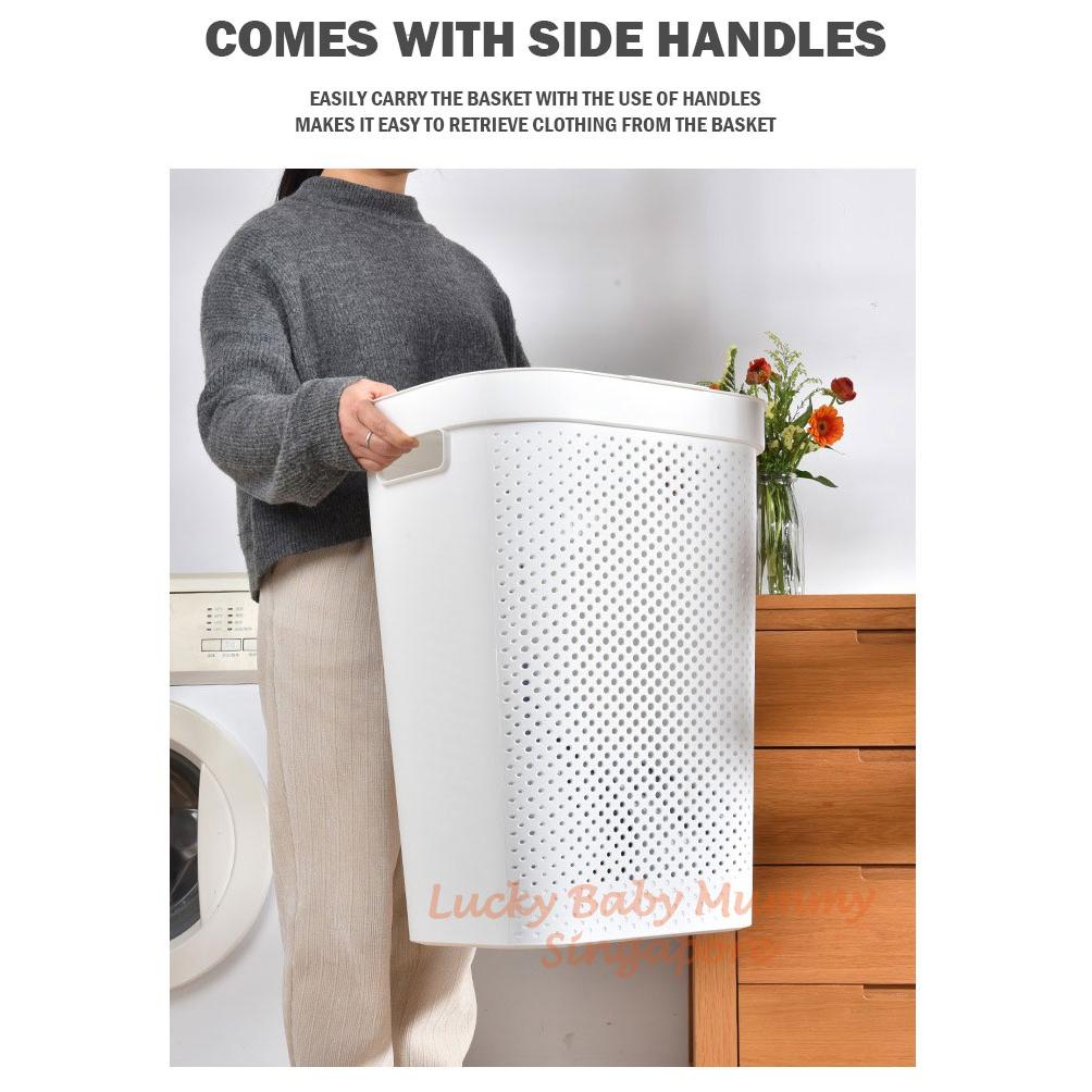 Laundry Basket with Lid