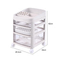 White - 3 Tiers