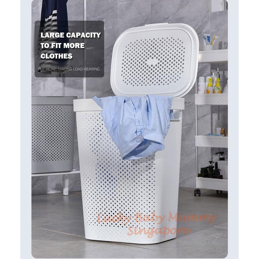 Laundry Basket with Lid