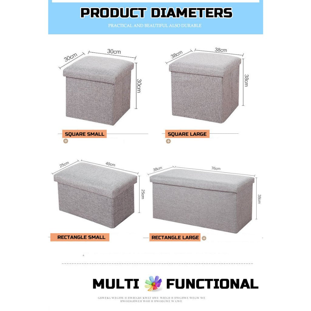 Foldable Storage Stools