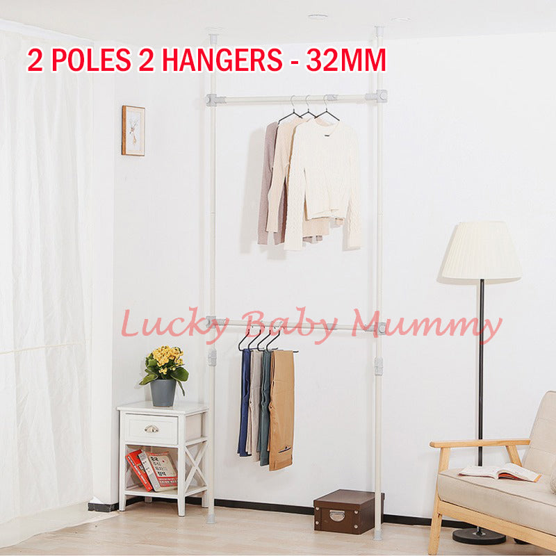 Korean Standing Clothes Rack - Main Image
