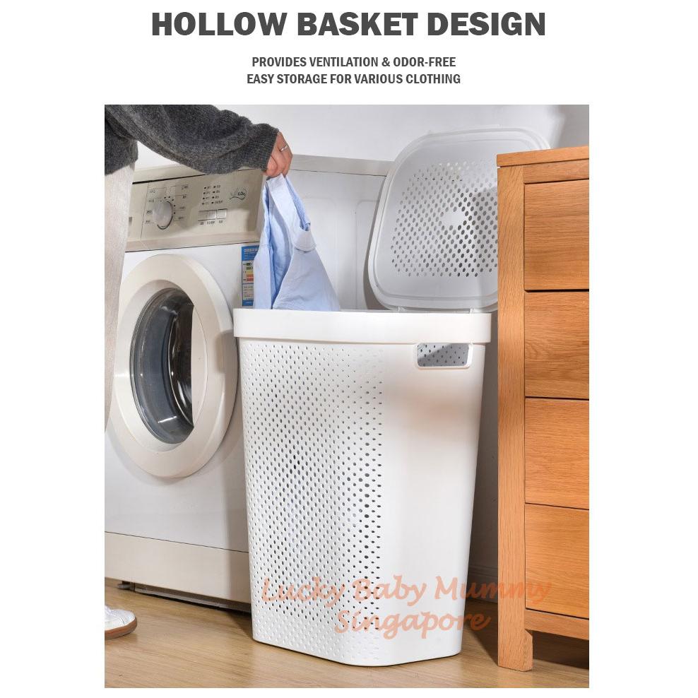 Laundry Basket with Lid