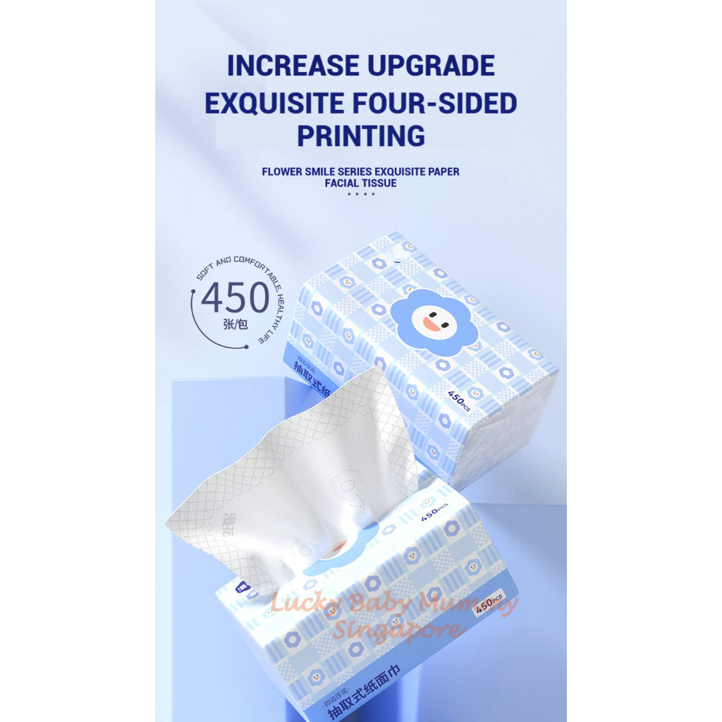 【20 Packs/Box】ManHua 5-Ply 450 Sheets Drawing Tissue/ Soft Tissue Paper / Home Essential