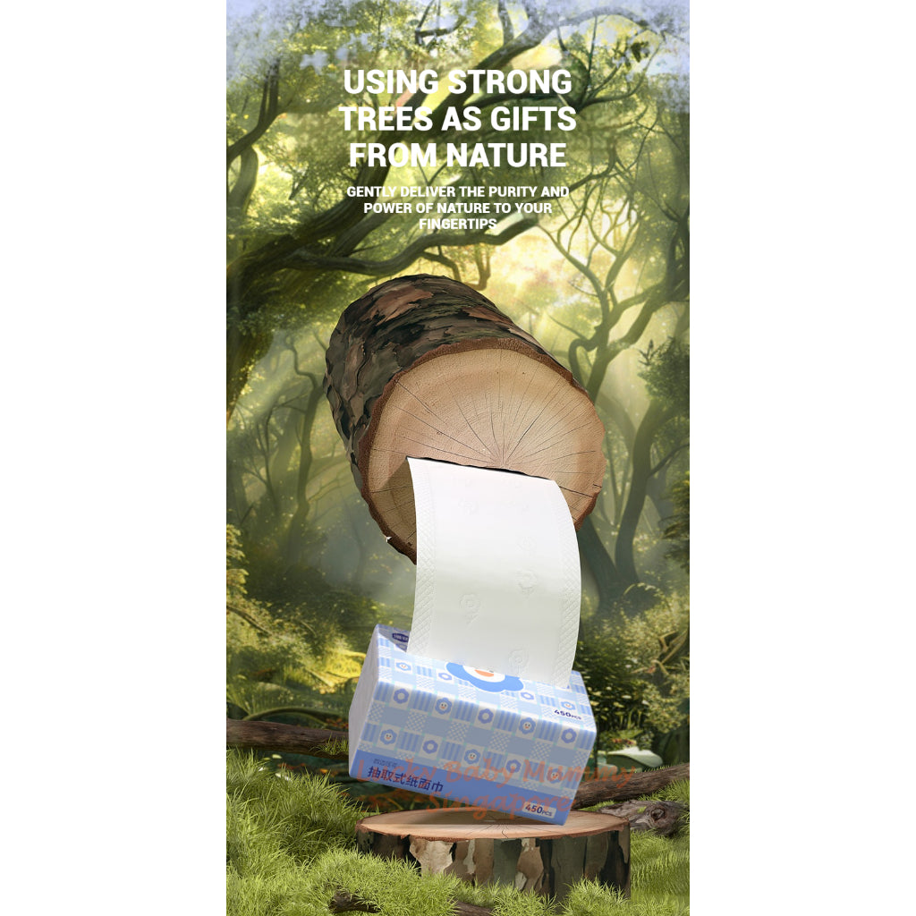 【20 Packs/Box】ManHua 5-Ply 450 Sheets Drawing Tissue/ Soft Tissue Paper / Home Essential