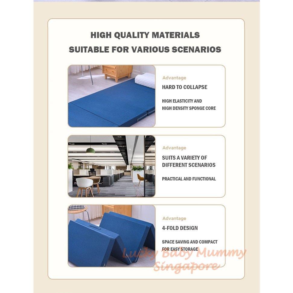 4-Fold 8cm Thickness Foldable Mattress