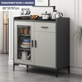 Grey 1 Glass Door