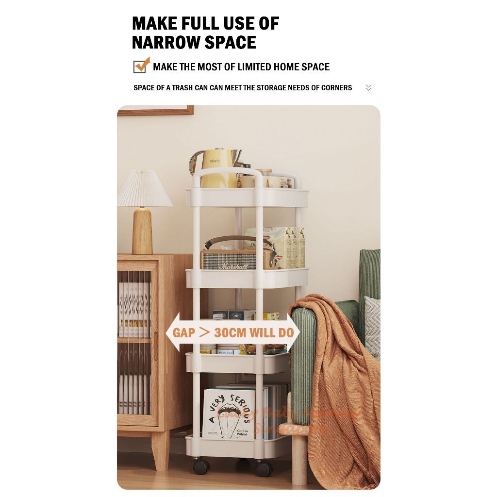 Nice Storage Trolley Storage Trolley with Handle