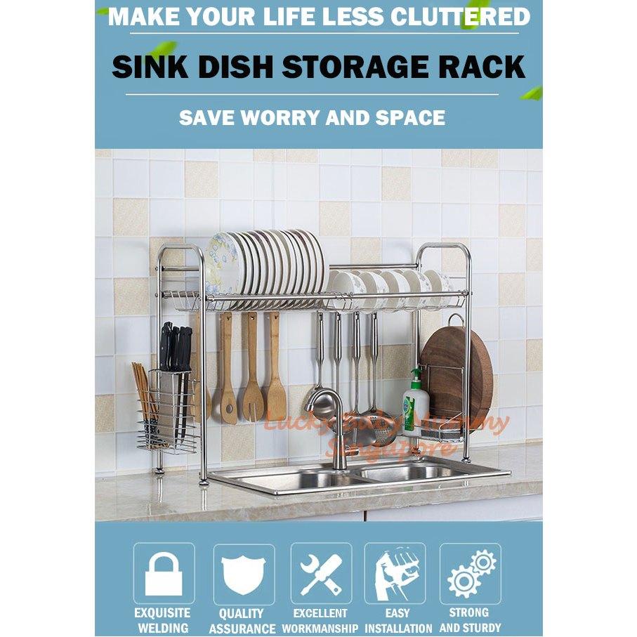 Single Layer Sink Dish Drying Rack