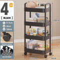 4 Tier Black