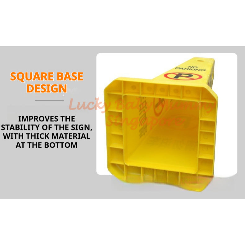 High Quality No Parking Traffic Safety Caution Cone Square Road Sign