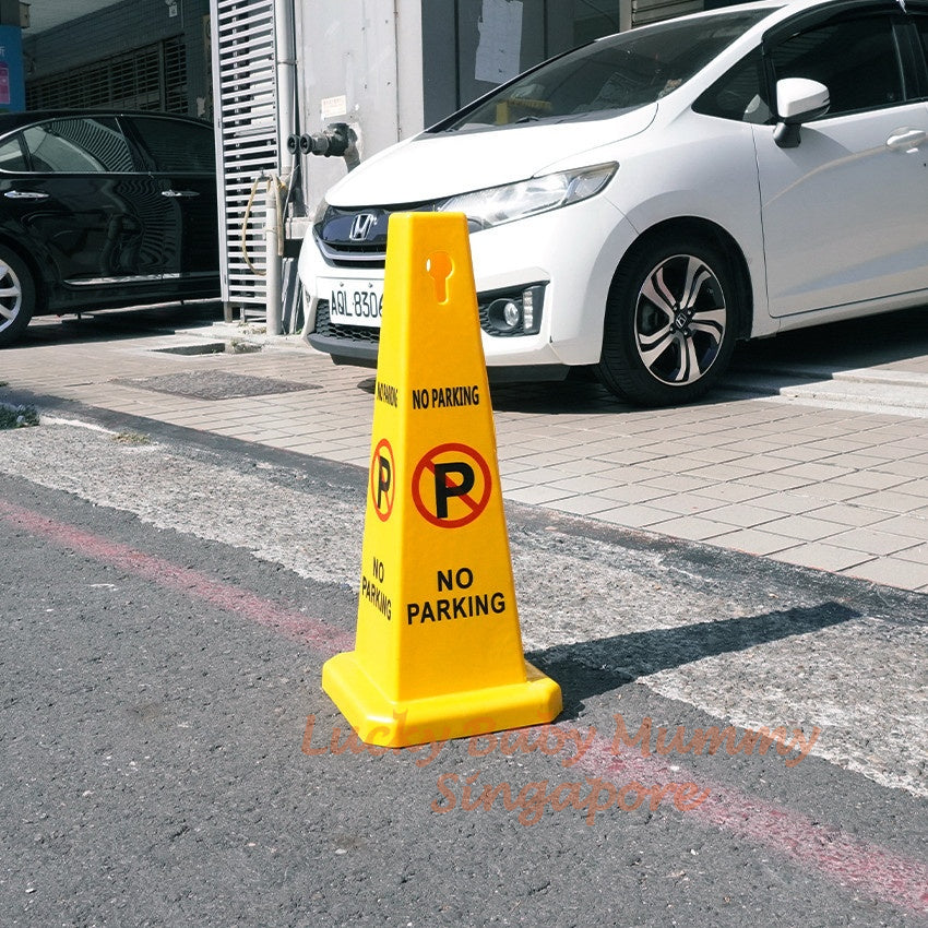 High Quality No Parking Traffic Safety Caution Cone Square Road Sign