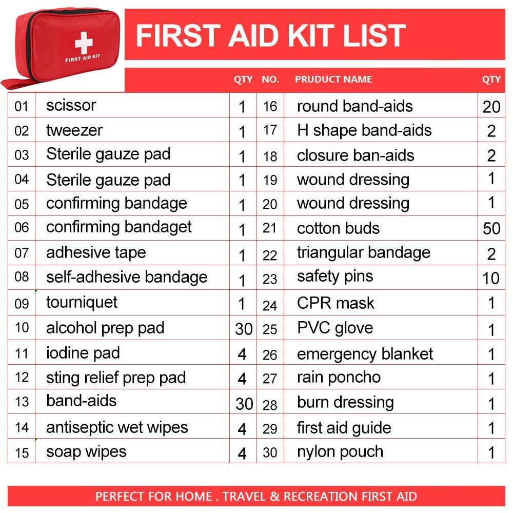 Claim Initial Kit Comprehensive First Aid Kit