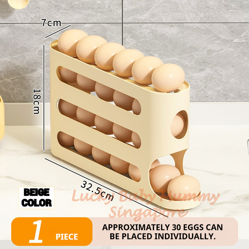 Auto Rolling Egg Storage Rack